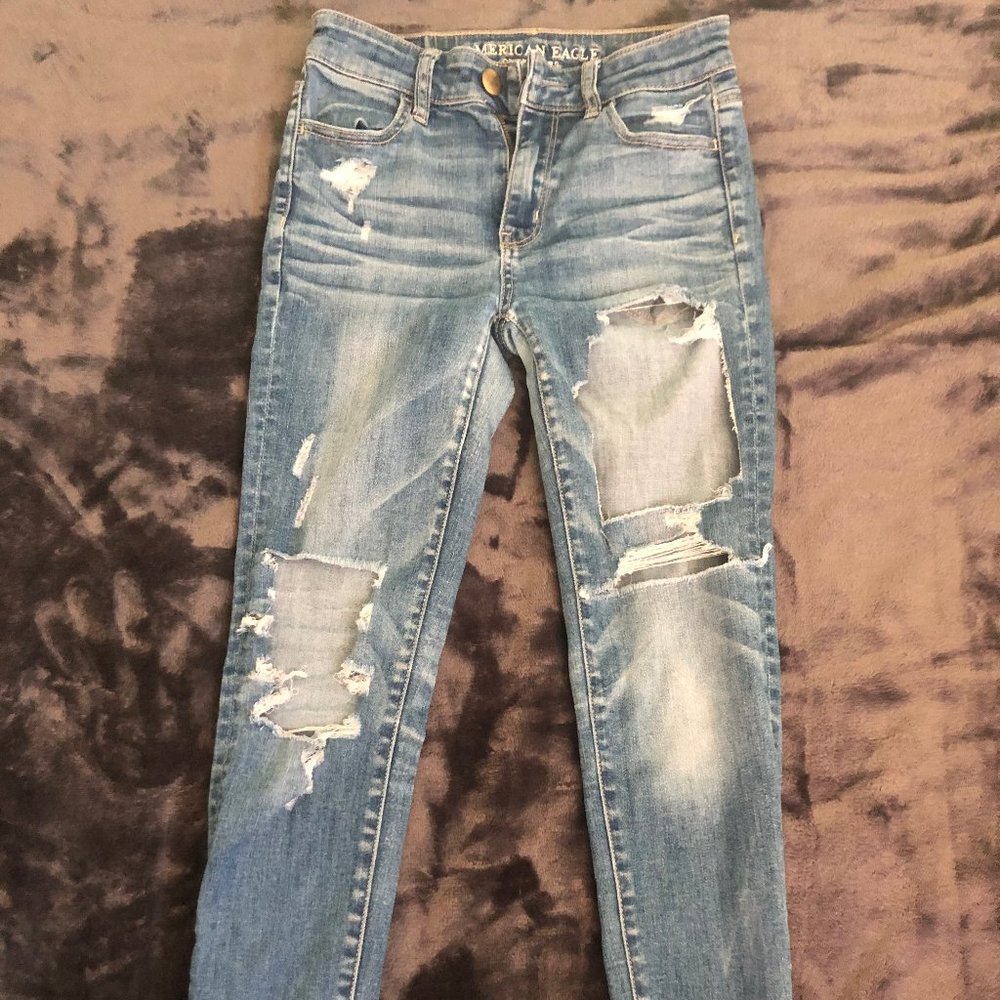Pre-owned American Eagle women jeans size 00